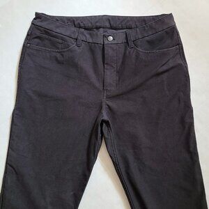 Lululemon ABC Pant Classic-Fit 5 Pocket Pants Utilitech Black Sz 34